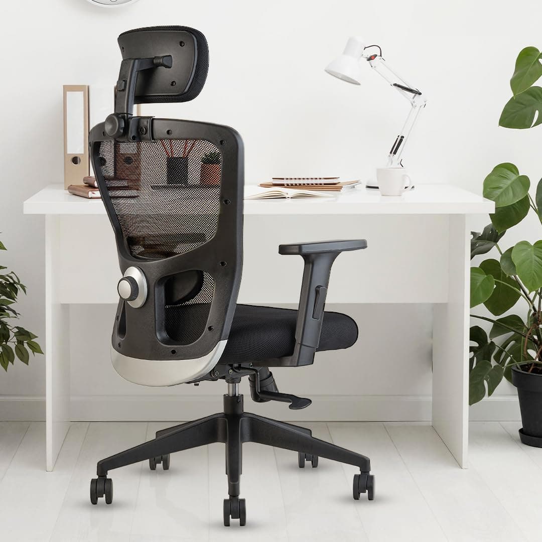 Innowin Jazz High Back Mesh Office Chair, Black, Ergonomic